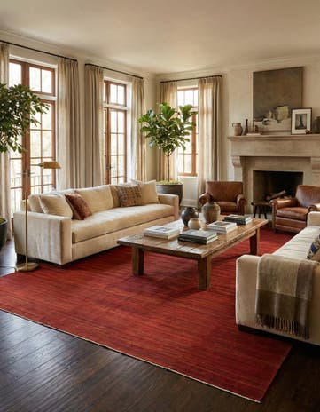 13' 1 x 18' 6 Hand Woven Kilim Afghan Wool Rug