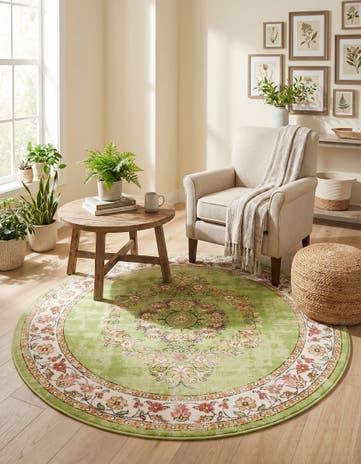5' 3 x 5' 3 Lucerne Round Rug