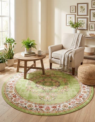 5' 3 x 5' 3 Lucerne Round Rug