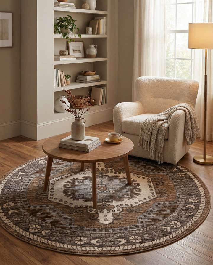 5' x 5' Grand Tradition Round Rug