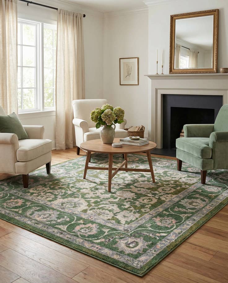 Detail image of 7' 10 x 7' 10 Aurelia Square Rug