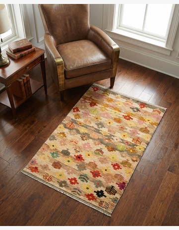 3' 1 x 4' 10 Hand Knotted Balouch Wool Rug
