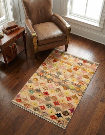 3' 1 x 4' 10 Hand Knotted Balouch Wool Rug