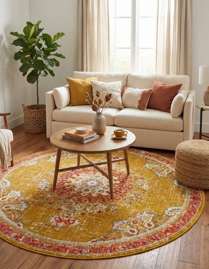 7' x 7' Madeline Round Rug