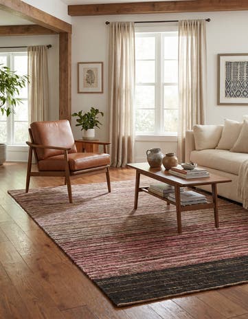 5' x 8' Hand Knotted Modern Ziegler Rug