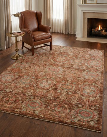 5' x 6' 7 Hand Knotted Ariana Ziegler Rug
