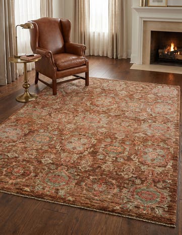 5' x 6' 7 Hand Knotted Ariana Ziegler Rug