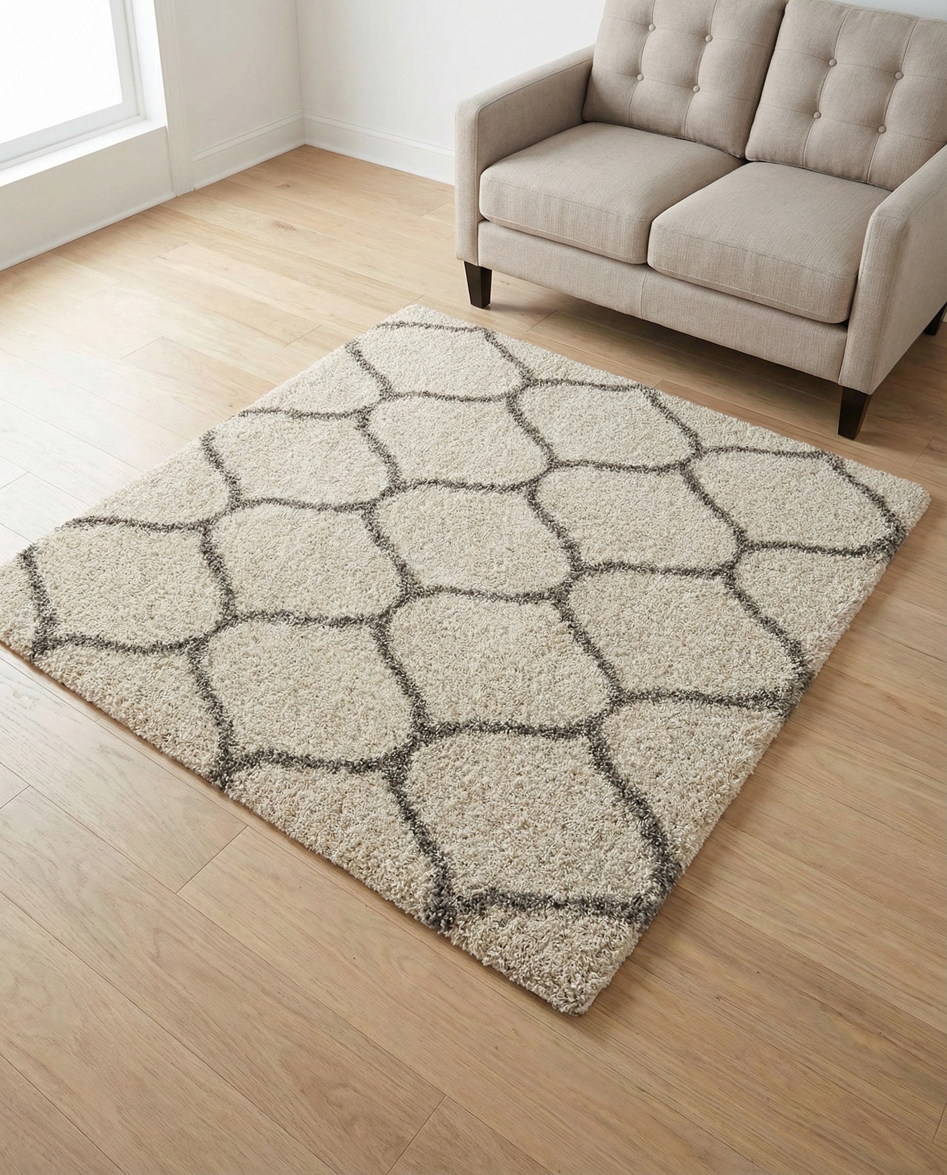 5' x 5' Moroccan Shag Square Rug