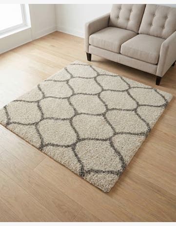 5' x 5' Moroccan Shag Square Rug