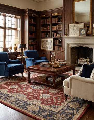 8' 10 x 12' Hand Knotted Ziegler Rug