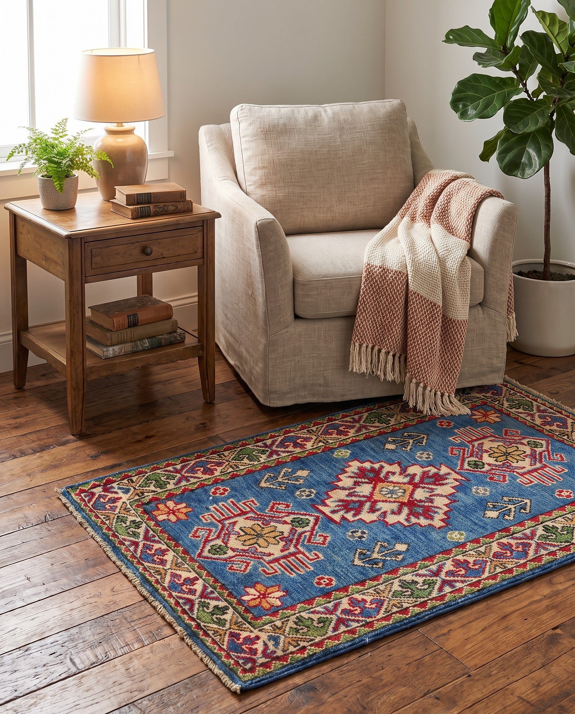 2' 1 x 3' 1 Hand Knotted Kazak Rug