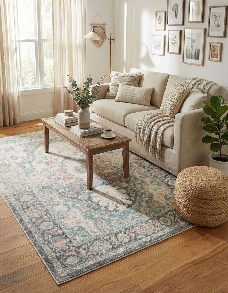 Detail image of 5' x 8' Madeline Vintage Rug