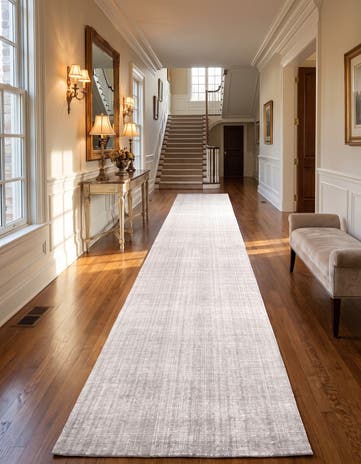 3' 3 x 26' 3 Hand Woven Jill Zarin English Manor Wool Runner Rug