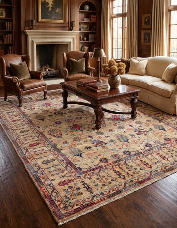 8' x 9' 7 Hand Knotted Ariana Rug