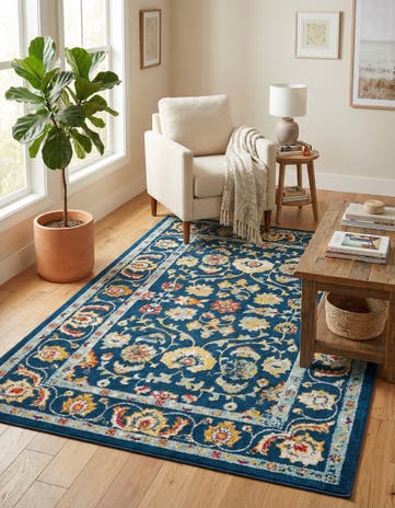 Navy Blue Aurelia Rug