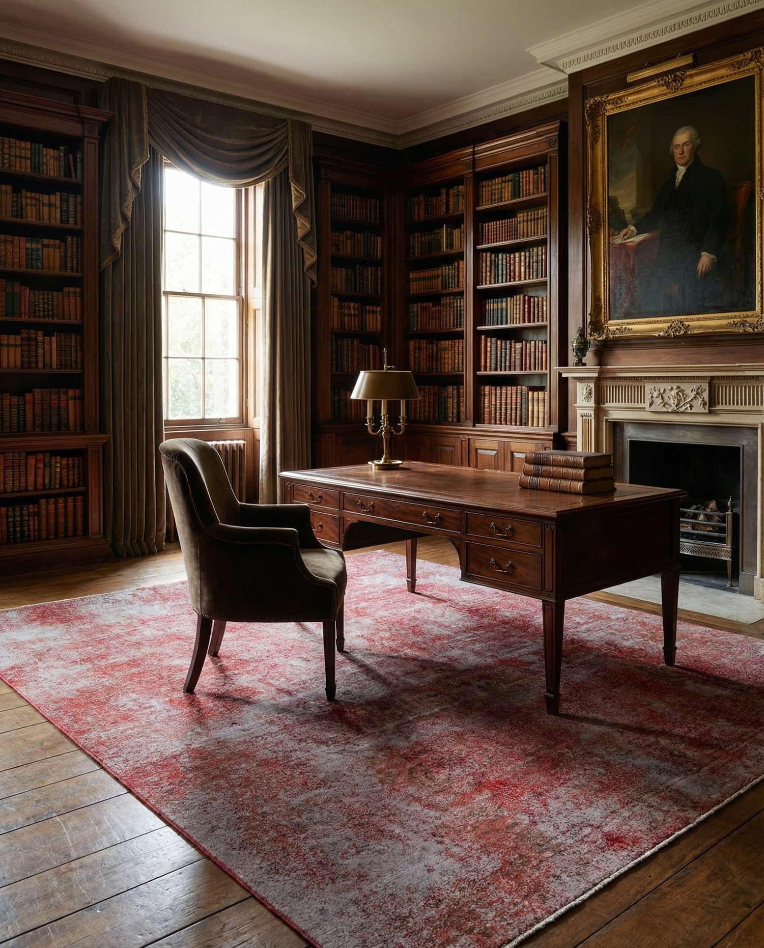 9' 6 x 11' 2 Vintage Royal Wool Square Rug