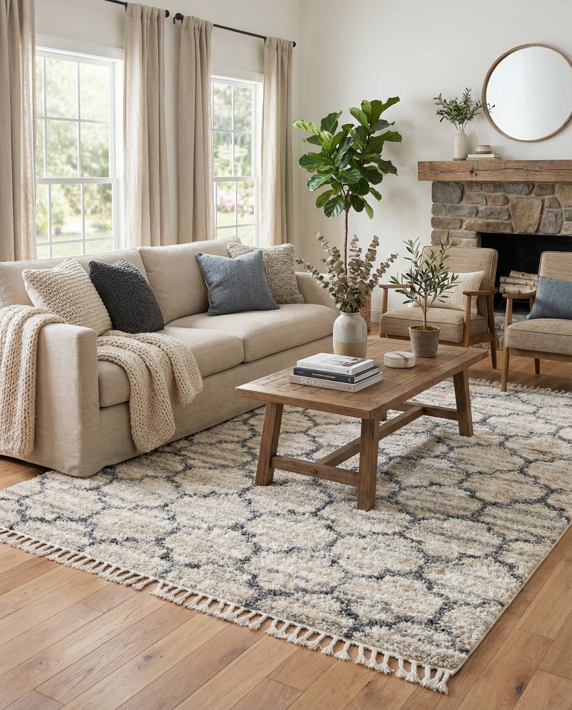 8' x 10' Lagom Shag Rug