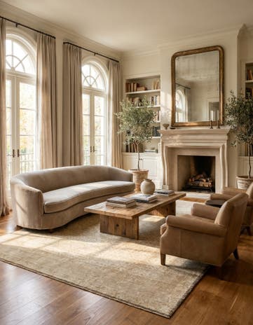 9' 3 x 12' 3 Hand Knotted Oushak Wool Rug