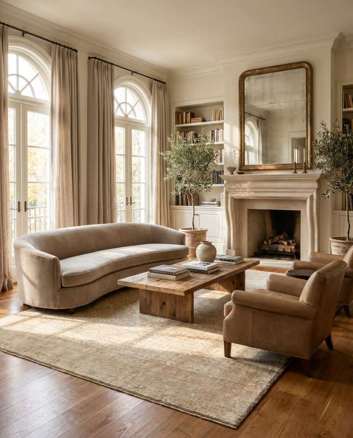9' 3 x 12' 3 Hand Knotted Oushak Wool Rug