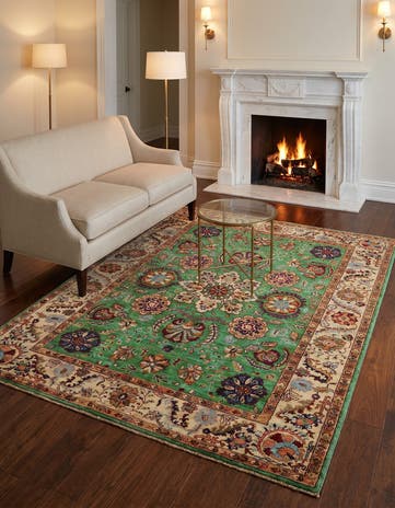 5' 2 x 6' 7 Hand Knotted Ariana Ziegler Rug