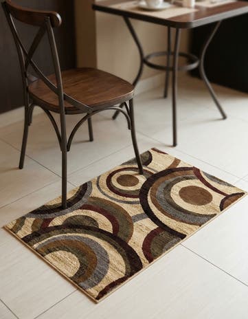 Beige Cafe Rug
