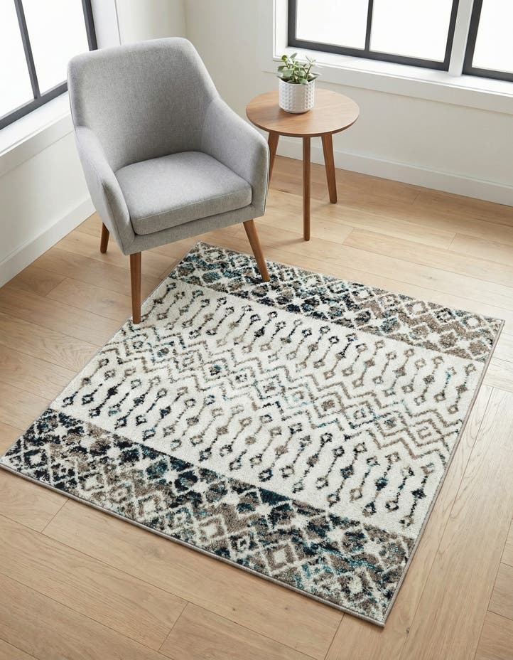 3' x 3' Moroccan Trellis Square...
