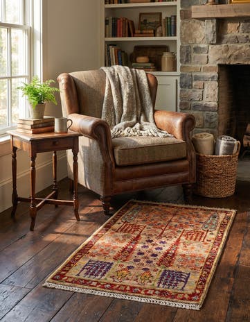 2' x 3' 2 Hand Knotted Ariana Ziegler Rug