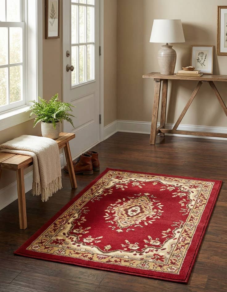 Detail image of 2' x 3' Mashad Design Rug