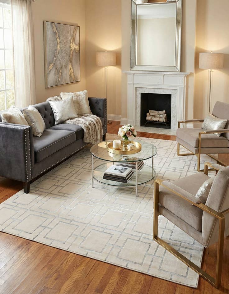 Detail image of 7' 10 x 10' Marilyn Monroe&trade; Glam Deco Rug