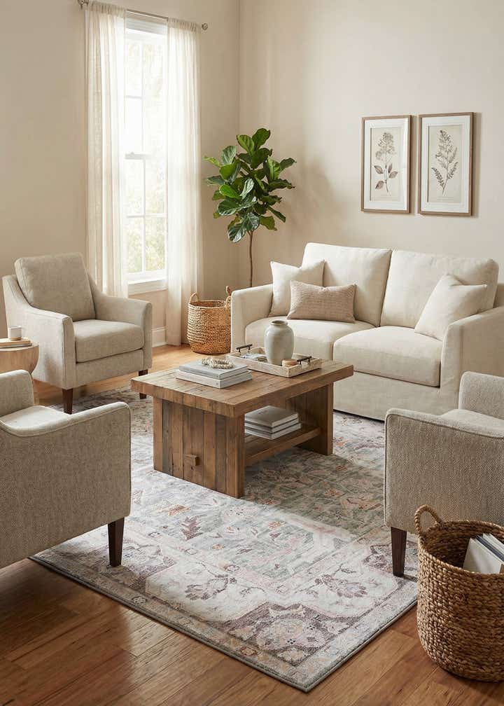 7' 10 x 7' 10 Yara Square Rug