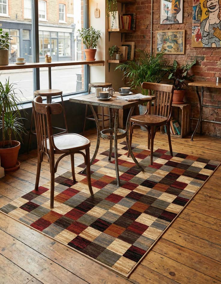 Detail image of 5' 3 x 8' Cafe Rug