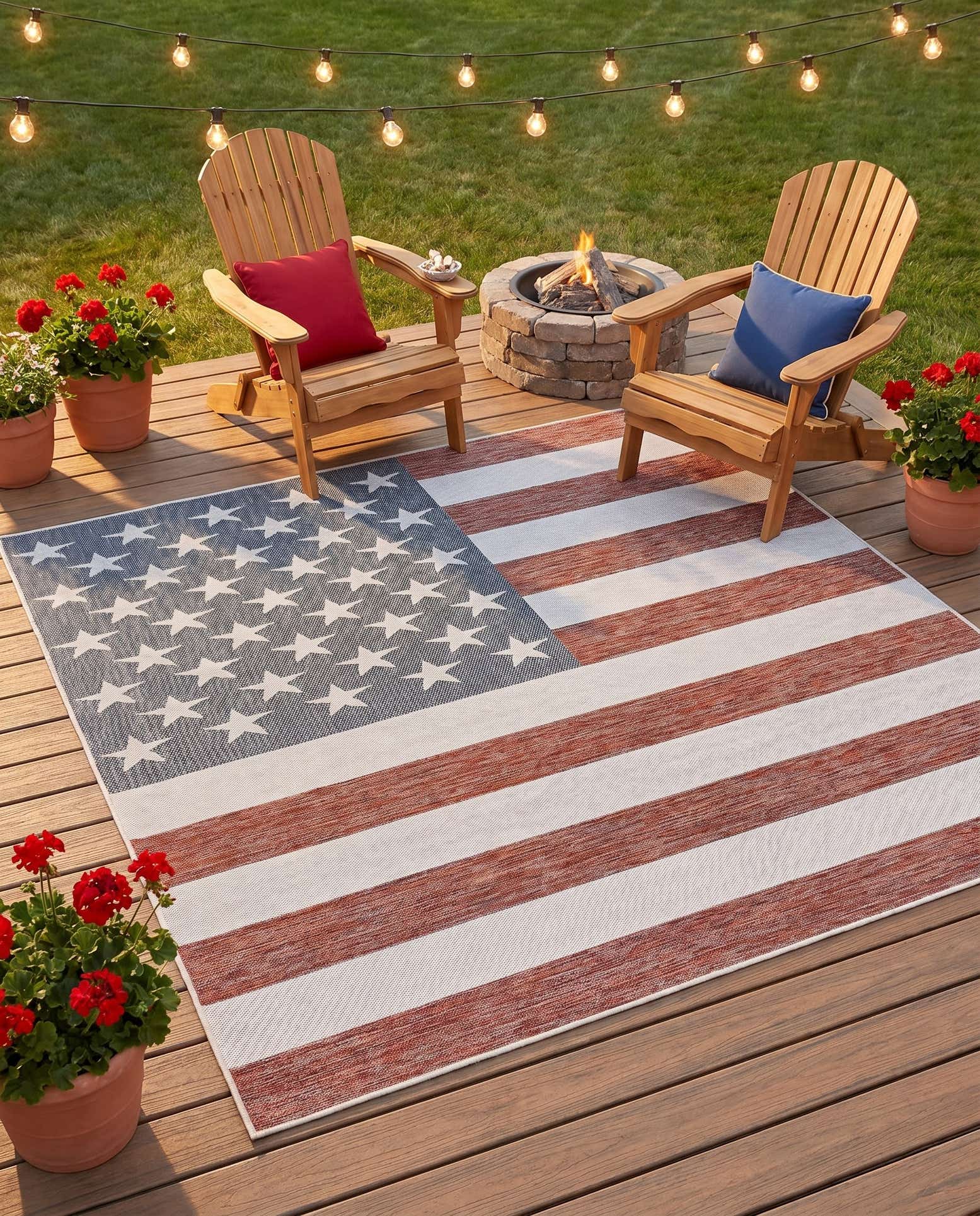 7' 10 x 7' 10 Easy-Clean Jill Zarin Indoor / Outdoor Square Rug