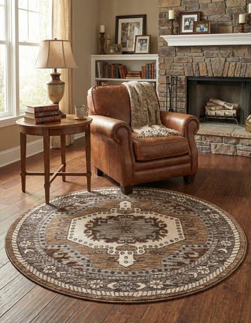 5' x 5' Grand Tradition Round Rug