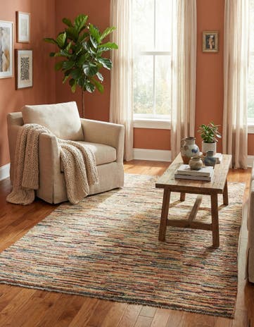 3' 8 x 5' 9 Hand Knotted Darya Wool Rug