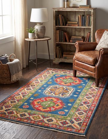 2' 9 x 4' 2 Hand Knotted Kazak Rug