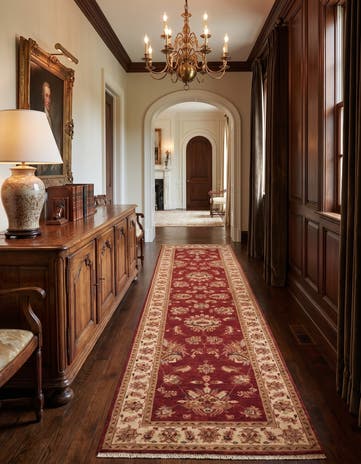 2' 9 x 10' 1 Hand Knotted Ziegler Runner Rug