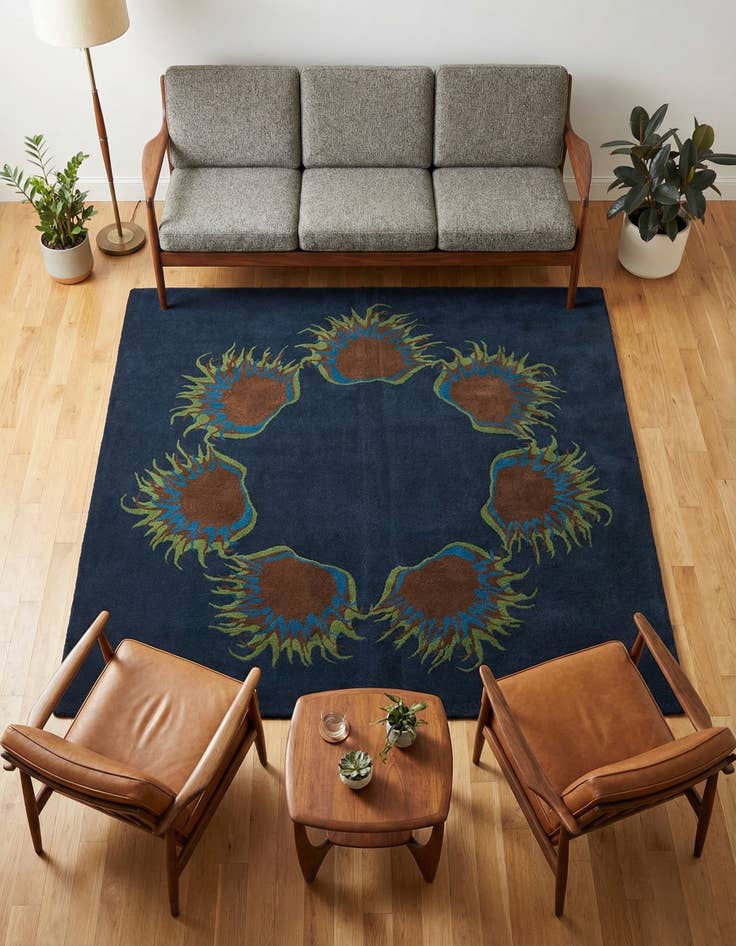 Detail image of 7' 6 x 7' 7 Luna Square Rug