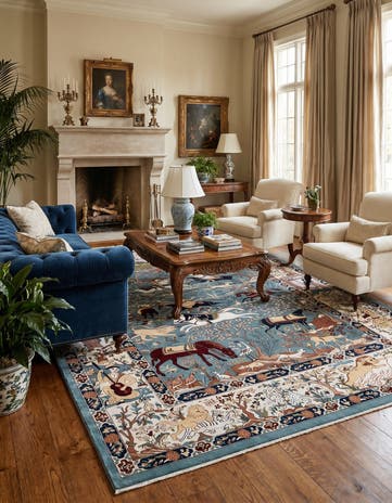 9' x 12' Nain Design Rug