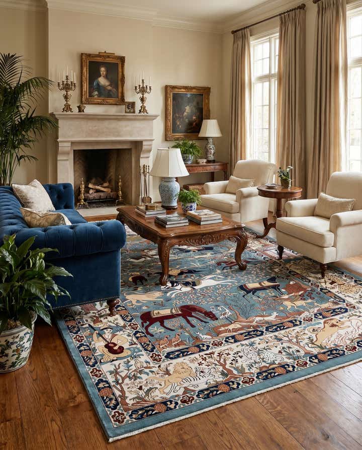 9' x 12' Nain Design Rug