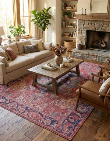 9' 2 x 12' Washable Maahru Rug