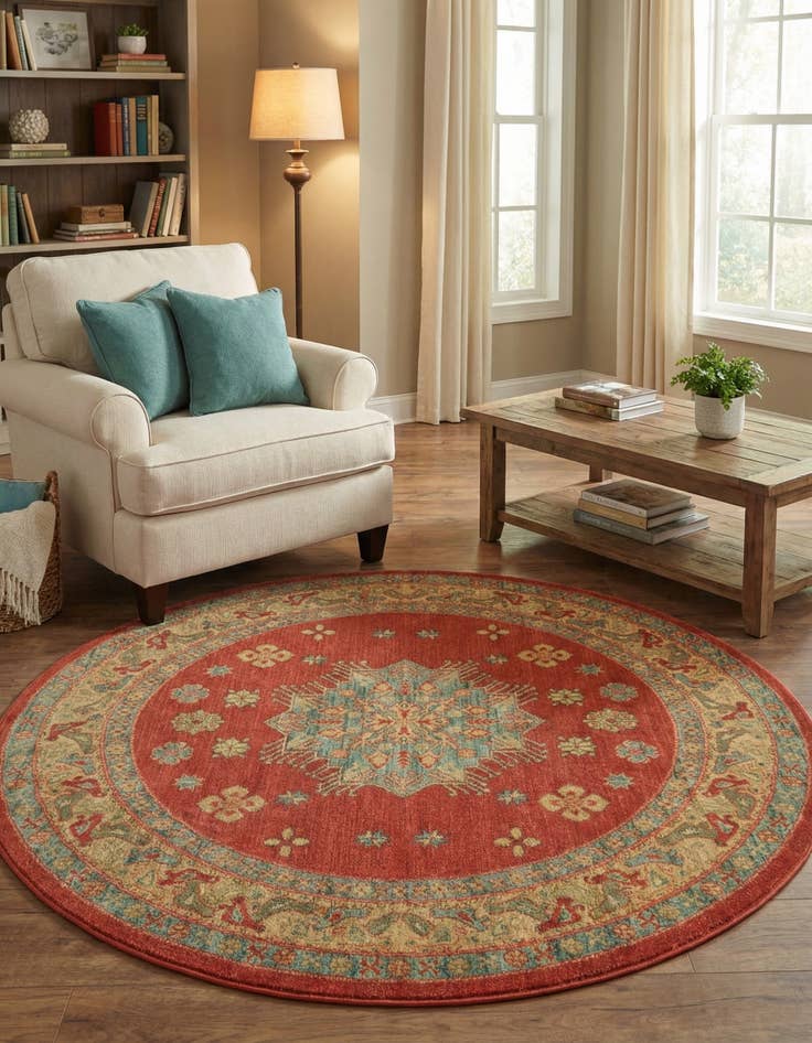 Detail image of 6' x 6' Sara Round Rug