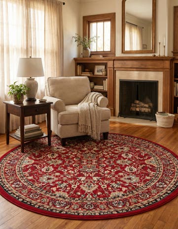 7' 10 x 7' 10 Yasmin Round Rug