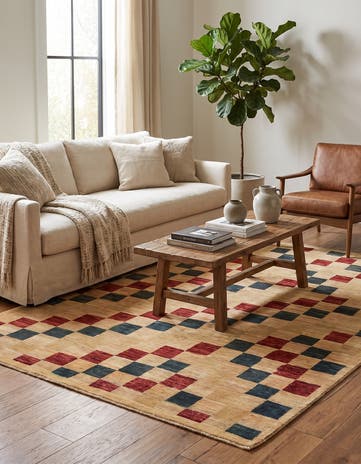 5' x 6' 7 Hand Knotted Modern Ziegler Rug