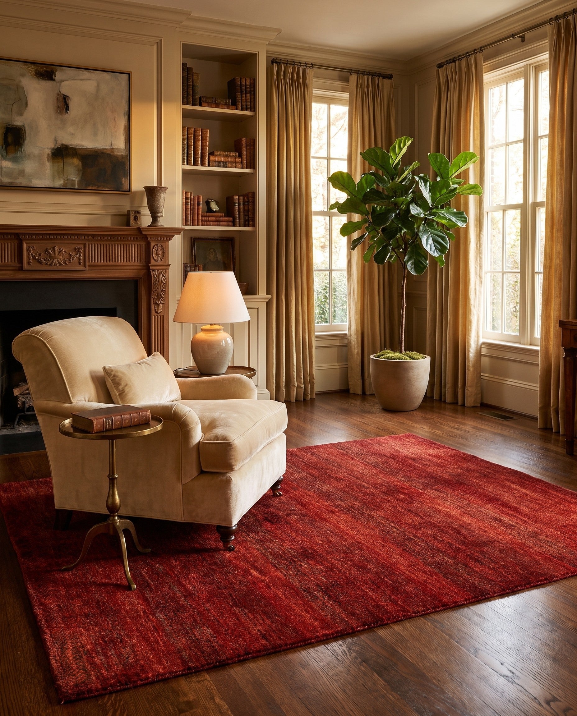 4' 8 x 6' 5 Juma Wool Rug