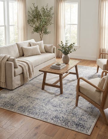 Blue Gray Eliza Rug