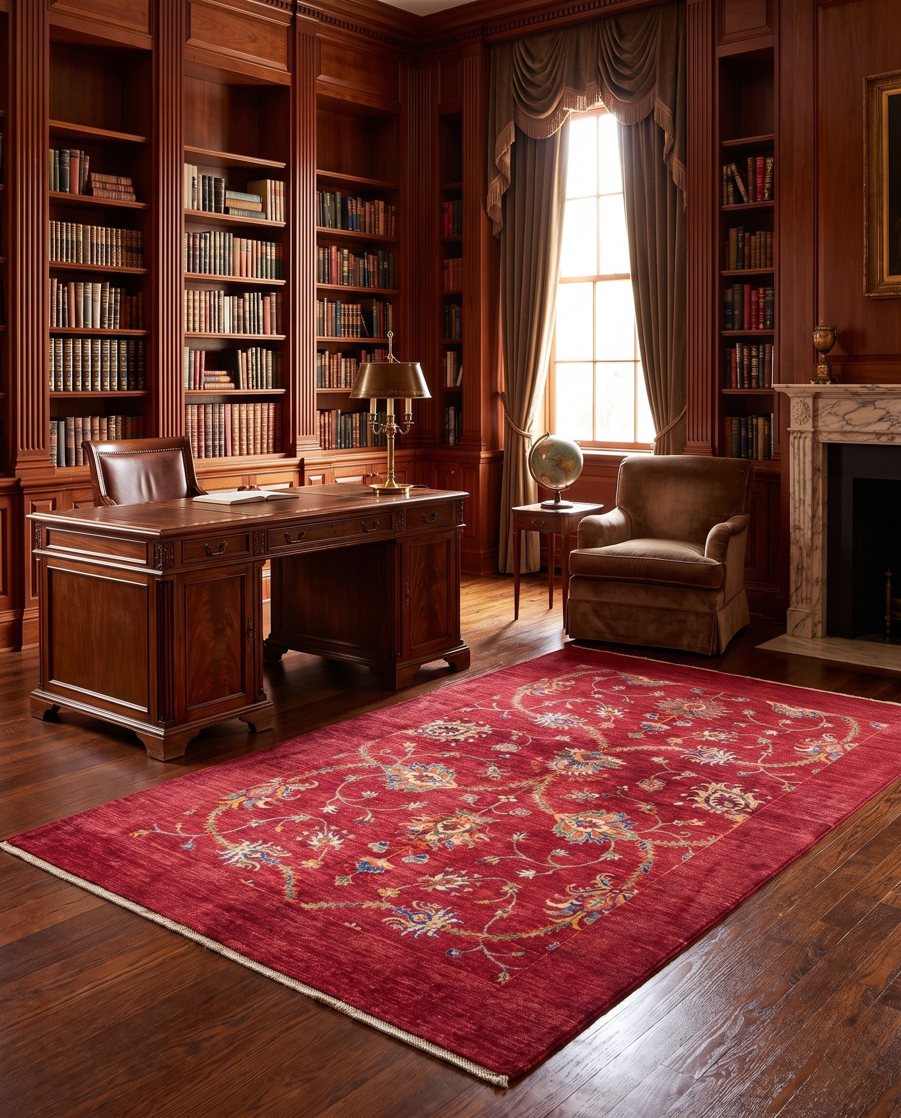 5' 7 x 8' Hand Knotted Ariana Ziegler Rug