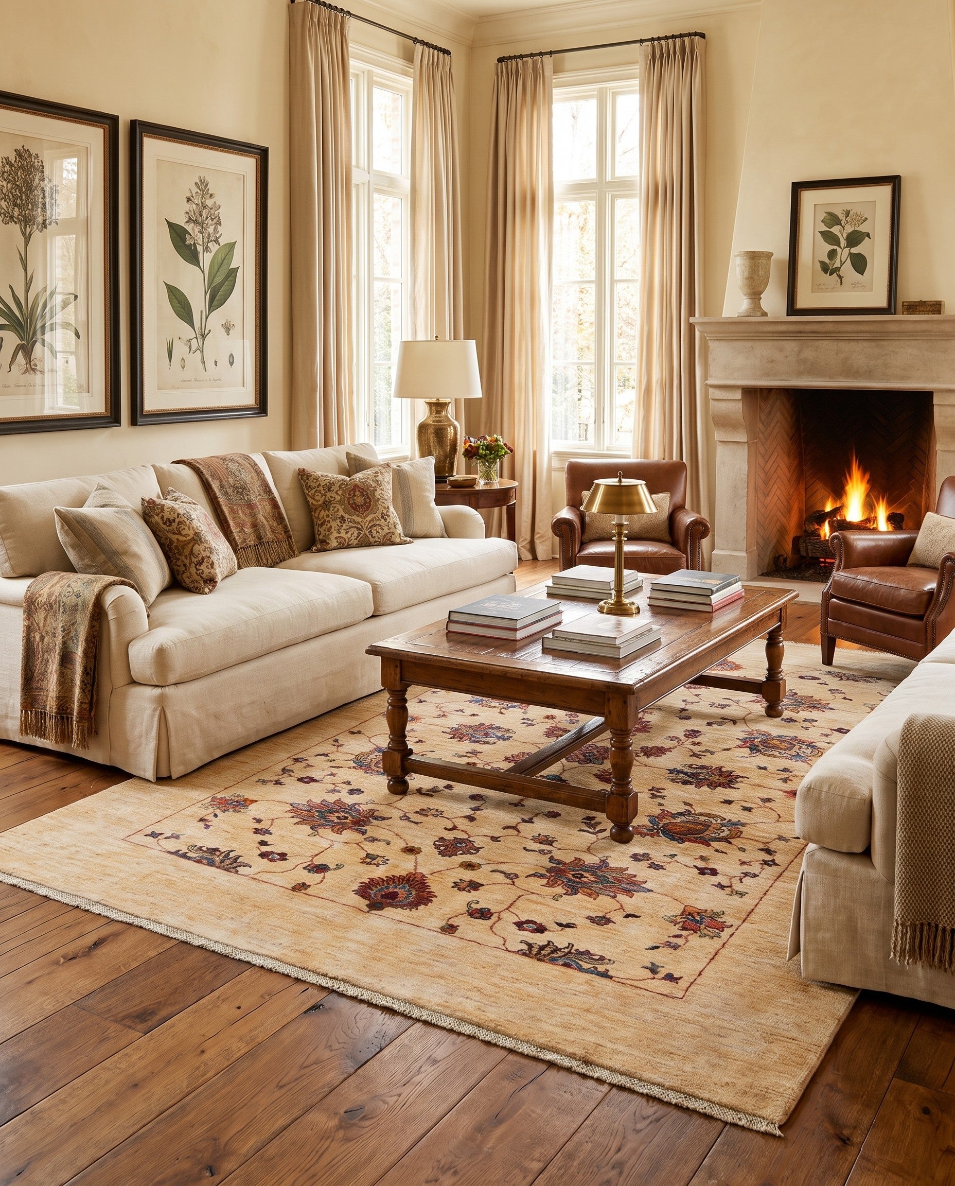 5' 9 x 8' Hand Knotted Ariana Ziegler Rug