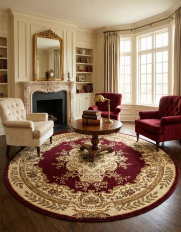 10' x 10' Chateau Round Rug