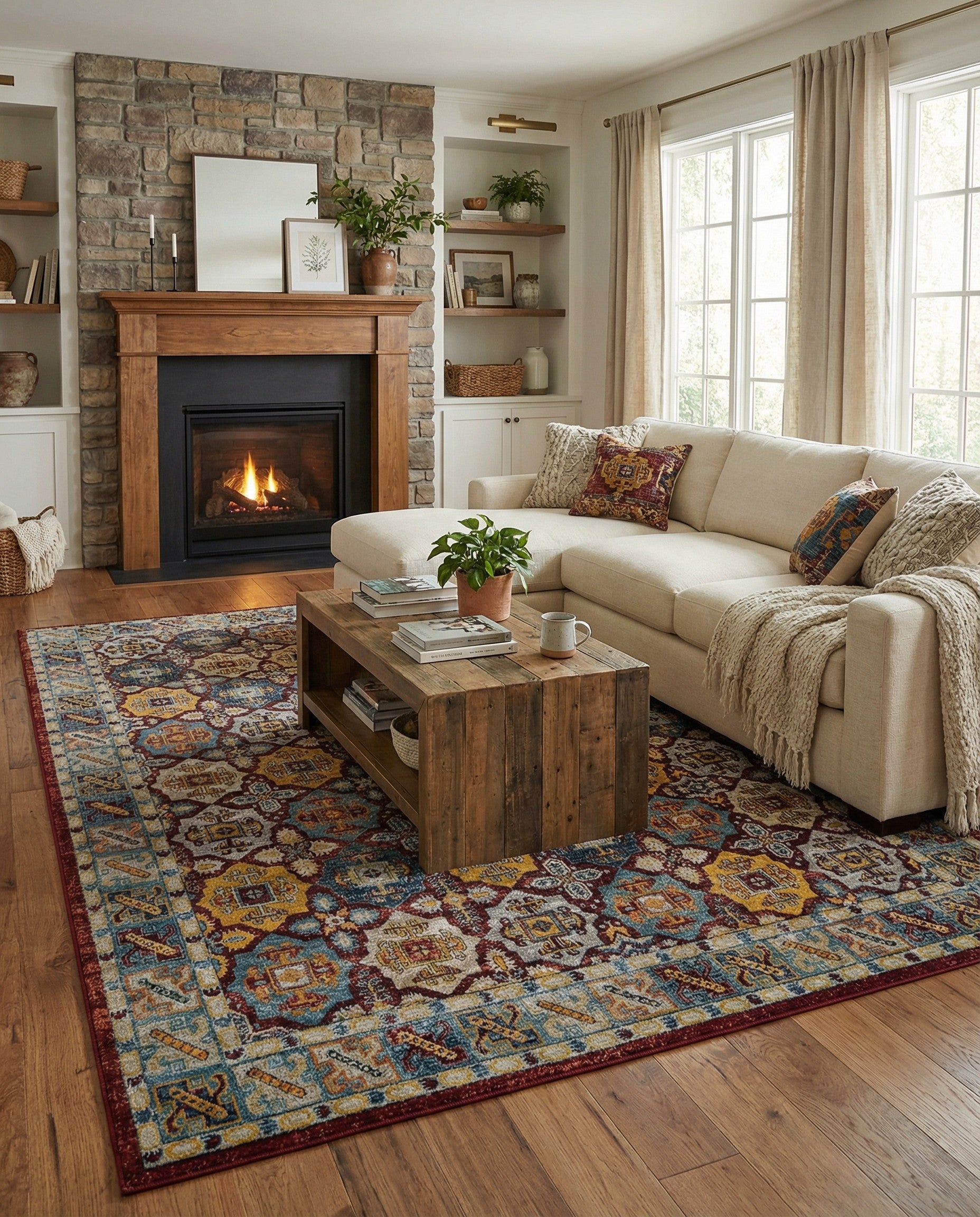 Primary image  9' x 12' Kamala Washable Rug