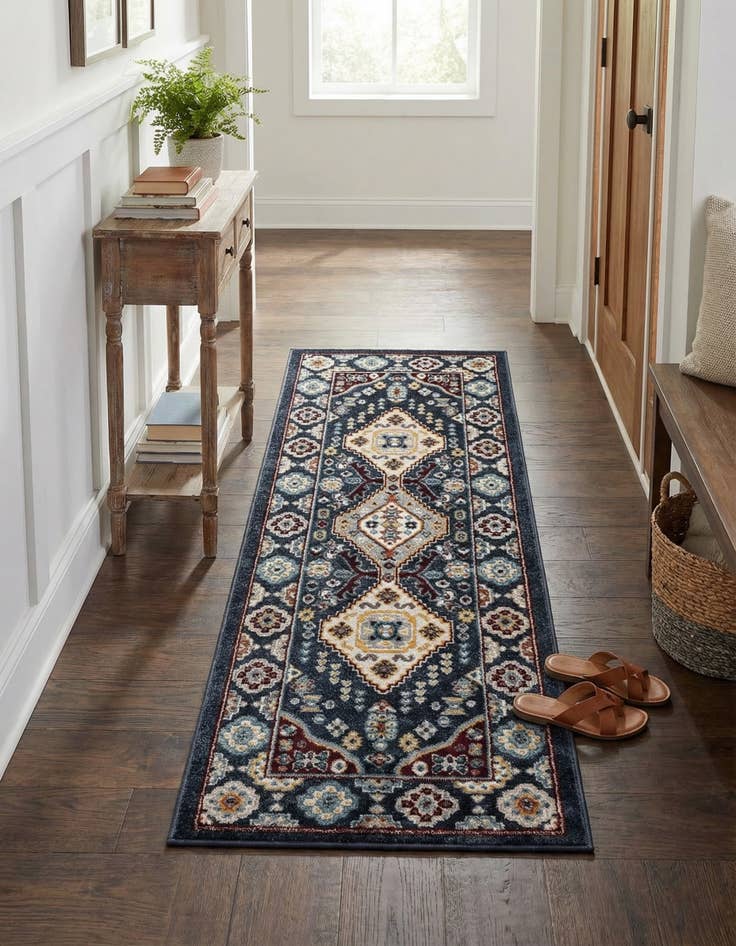 Detail image of 2' x 5' Kamala Washable Runner Rug